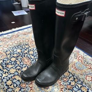 Hunter original tall rain boots